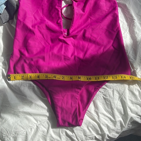 Aila Blue Midnight In Paris One Piece Pink Swimsuit Size Large - Picture 7 of 12